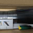 alophoty 10 FT Garage Door Seal Bottom Kit - Heavy Duty EPDM Rubber U+O Ring Weather Stripping with Pre-drilled Aluminum Track, Universal Replacement Stops Rain, Drafts & Pests, Easy to Install