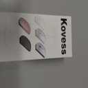 Kovess Wireless Bluetooth Mouse for Mac Air MacBook Pro Laptop PC Pad Optical Rechargeable Silent Mouse with Jiggler Mode Dual Mode Switch Bluetooth 5.2/3.0 and 2.4G USB-A & USB-C Receiver Black