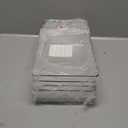 6 Pack Large Clear Plastic Drawer Organizer Trays, Acrylic Kitchen Drawer Organization and Storage Dividers, Non-Slip Storage Bins for Makeup, Kitchen Utensils, Bathroom, Jewelries and Office Desk