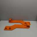 WRLWYTractor Loader Quick Tach Weld On Mounting Brackets Compatible with John Deere Tractor Loaders (Orange)