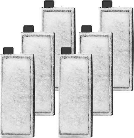 AQQA 8 Pack Aquarium Replacement Filter Cartridge Fish Tank Filter Cartridge for Aquarium Internal Filter (Large)