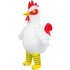 Seeds of Light Inflatable Chicken Costume Adult Funny Halloween Costumes Blow up Chicken Costumes for Men Women Cosplay Party Easter  150cm-190cm [5ft-6.2ft/59-74inch]