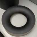 Umbra Venti Kitchen Trash Can with Swing Top Lid, Large 16-Gallon (62 L) Capacity, Black/Nickel