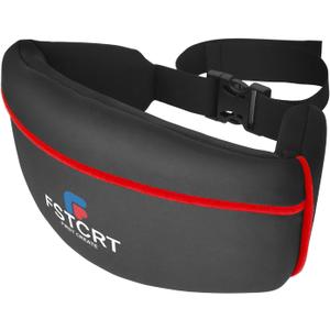 Swim Belt, Flotation Belt, Water Aerobics Belt, Swimming Belts for Adults, Pool Exercise Equipment for Adults and Children, Water Aerobic Equipment, Aqua Jogging (Medium, Black+Red)