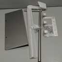 Towel Racks for Bathroom Wall Mounted, Bethom Towel Rack with Shelf and 3 Hooks, Brushed Nickel Towel Storage Holder Wall for Large Rolled Towels (Round Tube)