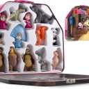 LUPPA Masha and The Bear Toys Playset: 13 Figures with Tin Box of The Bears House I Masha and The Bear I Figures and Dolls of TV Programs I Toys for Girls (12)