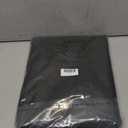 NICETOWN Pitch Black Solid Thermal Insulated Grommet Blackout Curtains/Drapes for Bedroom Window (2 Panels, 42 inches Wide by 63 inches Long, Black)