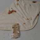 SeaRoomy Burritos Tortilla Blanket, Realistic Food Wrap Blanket Double Sided, Novelty Funny Tortilla Round Soft Blankets (Beige, 47 inches)