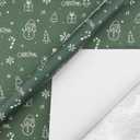 woric Christmas Wrapping Paper Jumbo Rolls Cute Sage Green White Bows Snowman and Red Stripes Design Gift Wrapping Paper for Holiday - 4 Rolls - 30 Inch x 120 Inch(10ft) Per Roll