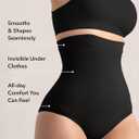 SHAPERMINT Shapewear for Women - Seamless Shapewear Tummy Control Panty, Body Shaper, Tummy Control Underwear for Women (Black, M)