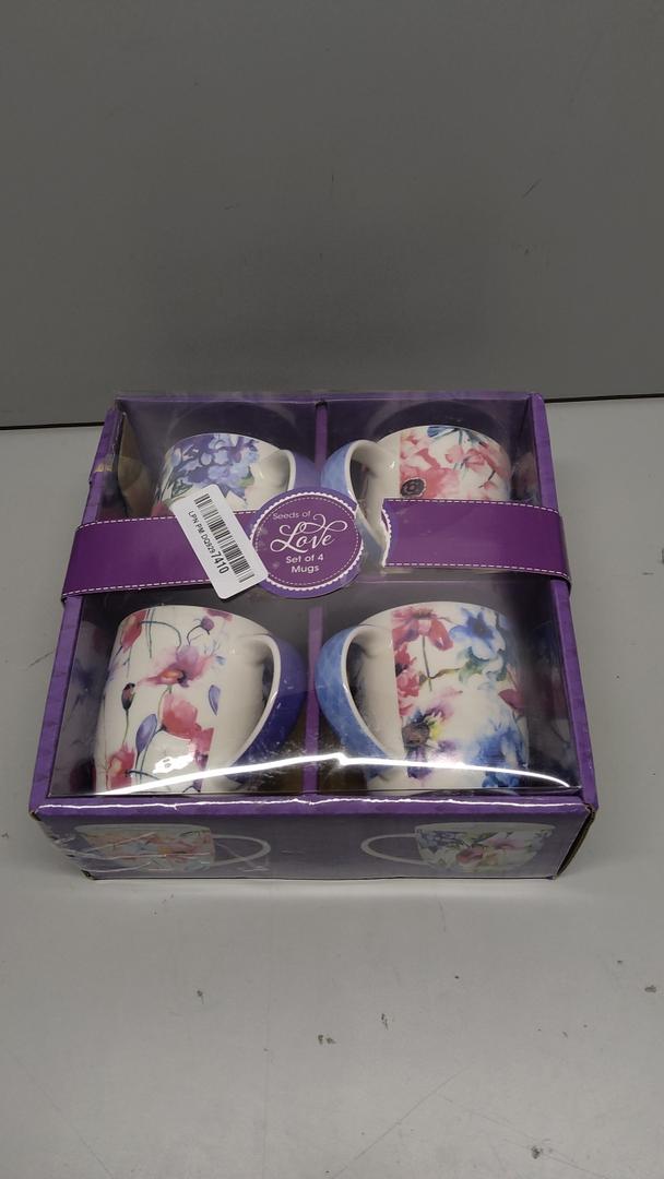Seeds Ot Jove Set Of 4 Mugs