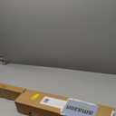 Ivilon Drapery Treatment Window Curtain Rod - Square Design 1 1/8 Rod. 48 to 86 Inch. Black