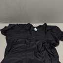 Halcurt Women's Half Zip Short Sleeve Rash Guard Swimsuit Top Ruched Swim Shirt UPF50+ Quick Dry Bathing Suit (XX-Large, Black)