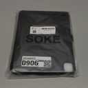 Soke Case for iPad Air 13-Inch M3 2025 & M2 2024,with Built-in Screen Protector and Kickstand, Rugged Full-Body Heavy Duty Protective Cover for Apple iPad Air 13 - Black