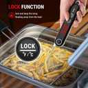 TempPro TP18 Instant Read Meat Thermometer Digital with Thermocouple Sensor, Cooking Food Thermometer for Grill, Smoker, BBQ, Oil Deep Frying, Candy, Kitchen Thermometer Bakeware(Previously ThermoPro)