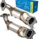 PHILTOP Front and Rear Catalytic Converter Compatible with 2011-2019 Grand Caravan/Town & Country/Journey FWD 3.6L, 2011-2014 200 /Avenger/Routan 3.6L - Replace# 16780, 16779 (EPA Compliant)