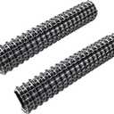 Motorized Lower Nozzle Hose Replacement Shark Rocket HV300, HV301, HV302, HV320, HV321 Vacuum Cleaner Series - 6" x 1.25" - 2 Pack (black)