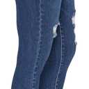 Royalty For Me Women's Women's Vintage Tulip Hem Ankle Jean (Blue)