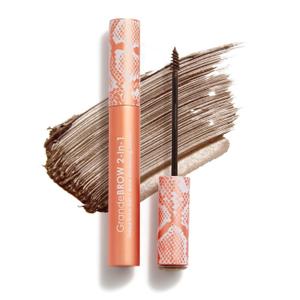 Grande Cosmetics GrandeBROW 2-in-1 Tinted Brow Gel + Brow Enhancing Serum (0.12 Fl Oz (Pack of 1), Medium)
