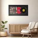 XINWENLI Double Vinyl Record Display Frame, Double LP Vinyl Record Frame, 33.9"L x 18.9"W