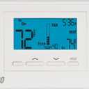 Lux Pro P621U-010 Programmable 5-1-1 Day Thermostat, 2 Heat, 1 Cool, Batteries Included