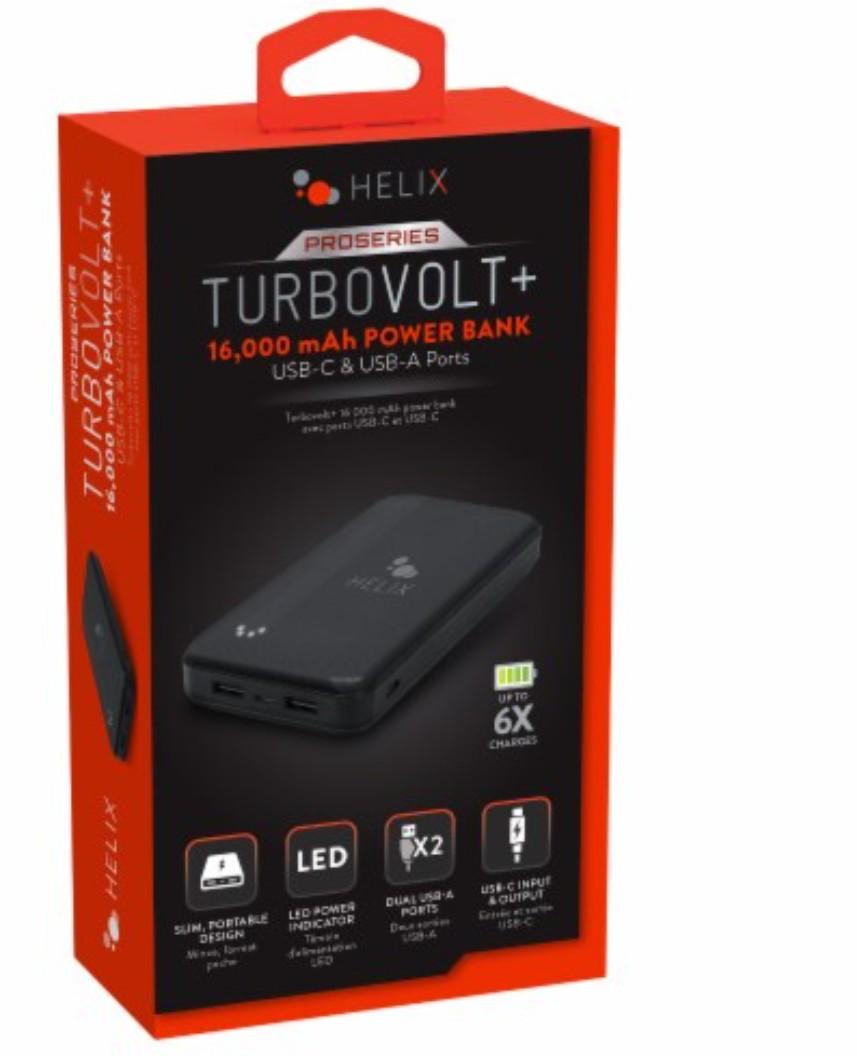 Helix Turbovolt USB-C & USB A- Port