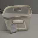 AJIODA Metal Mesh Steel Baskets, Household Wire Storage Organizer Bin Garden Harvest Basket Multi-functional Fruit Baskets with Handles for Kitchen Bathroom Picnic Shopping Decor Cabinet Home, Beige