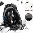 ROCKBROS Kids Full Face Helmet Kids Bike Helmets Lightweight Toddler Mountain Bike Helmet Detachable for MTB BMX Skating Cycling Scooter Safety Bicycle Helmets for Youth Child Boys Girls Ages 3-16, Medium