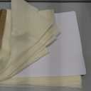 Simplebrand Cream Sheer Curtains 96 Inches Long 2 Panels, Light Filtering Rod Pocket Solid Color Window Sheer Curtain Panels, Elegant Curtains & Drapes for Living Room, Bedroom, 42" W x 96" L