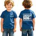 CM C&M WODRO 4th of July Shirt Toddler Baby Boy American Dude T-Shirt Patriotic Memorial Day Tee Kids Independence Day Tops