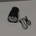 Rechargeable Battery Operated Motion Sensor Light,4000mAh Battery Powered Spotlight 600 Lumen Outdoor IP65 Waterproof for Porch,Yard,Wall,Garden (Black-1pc)