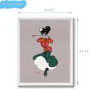 Canvas Floater Frames for 16"x20"Canvas Paintings,Canvas Frame,Floating Frames for Canvas with 0.6"~0.9" Deep for Wall Decor (White)