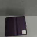 FLIPALM Wallet Case for iPhone 15 Series, RFID Blocking Credit Card Holder, PU Leather Folio Flip Kickstand Protective Shockproof Cover for Apple 15 Series (Purple, iPhone 15-6.1")