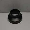 6 to 4 Duct Reducer, Hon&Guan Duct Reducer Increaser 6 to 4 Reducer for 4/6 Inch Ducting HVAC Ventilation System-Black.
