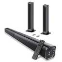 Sound Bar, 80W Sound Bar for Smart TV, Bluetooth 5.3 Soundbar, 2 in 1 Detachable Home Speaker Bass Effect