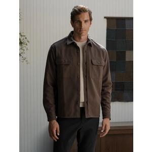 Cuts, District Heavyweight Overshirt, Burnt Oak, Medium
