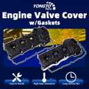 2 Pcs Left & Right Engine Valve Cover BR3Z6582U Fit for Ford Explorer F150