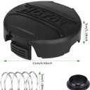 DWO1DT995 Replacement Trimmer Head Cap Spring and Base Compatible with Dewalt Cordless String Trimmer Models: DCST920 DCST925 DCST922 DCST970 DCST990,Replacement Cover Spring & Base Part