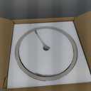 OAKOA Concrete Fruit Bowl for Kitchen Counter - Large Decorative Bowls for Home Decor - Modern Key Bowl for Entryway Table - Pedestal Bowl for Keys (Gray)