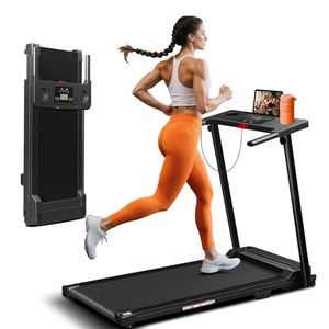 ApexNexus Treadmill with Handles, Portable Small Treadmills for Home and Office, 3.0HP Folding Walking Pad with 300 lbs Capacity, Cup Holder, LED Display and 12 Preset Programs