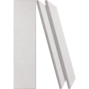 BUBOS 2 PCS Acoustic Panels,48''x12'' Fabric Soundproof Wall Panels,Self-adhesive Sound Absorbing Panels for Studios, Office, Home Theater (Linen)