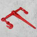 ENJ 4 Pack Ratchet Load Binder with 2 Grab Hooks, for 5/16-3/8 Grade 70 Transport Chain, Load Binder with 5,400 Pound Working Load Limit