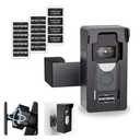 Anti-Theft Doorbell Mount with Ring: 360 Adjustable Angle Wireless Camera Holder No Drill for Apartment Door - 2025 Video Wired Mounting Bracket for Brick Concrete Wall Renter Friendly Home House