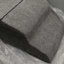 Dog Stairs 4 Steps for Small Dogs and Cats to Get on High Beds, Couch or Car, Pets Can Climb, Sit, Lie Down or Perch to Look Out Windows on The Spliceable Ramp, Provides Support, Grey19" H