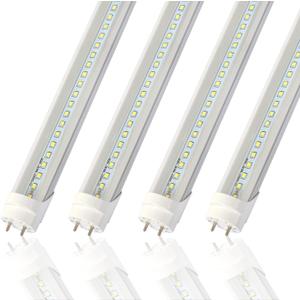 2FT T8 LED Tube Light,12W(30W Equivalent), 1560LM,Led Replacement F20T10 T20T12 Flourescent Tube,5000K, Dual Ended Power, Clear Cover(4-Pack) (4 Count (Pack of 1))