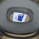 FONUNO Vinyl Wall Base Baseboard Molding Trim 4" Flexible Self Adhesive Rubber Wall Base Moulding Trim Peel and Stick Design, 4 Inch x 100 Feet, Gray