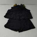 Zando Tankini Bathing Suits for Women Sport Womens Swimsuits Athletic Two Piece Swimsuit for Women Tankini Top with Shorts, XL, Black Floral