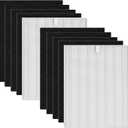 2 Sets D480 Replacement Filter D4 Compatible with Winix D480 Air Purifier, 2 Hepa Filter and 8 Air Filters Felt, Replace Part Number 1712-0100-00, Filter D4