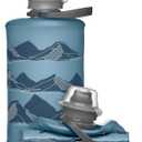 HydraPak Stow - Collapsible Backpacking Water Bottle (350ml, 500ml, 1L) - BPA Free, Ultra Light, Spill-Proof Twist Cap (MTN Tahoe Blue)