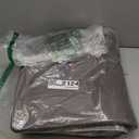 KIMODE Kitchen Anti Fatigue Mats, Farmhouse Kitchen Rugs Sets of 2, Memory Foam Kitchen Mats for Floor, Waterproof Standing Mat for Sink, Laundry, Office, Desk Brown/Gray 17"x59"+17"x29"